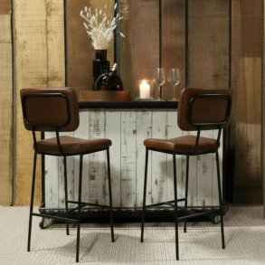 Barstole i bffellder (St af 2)