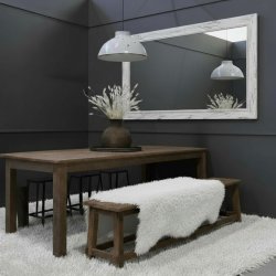 Bnk i genanvendt tr 200 cm