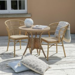 Rattan Bistro stol, s�t af 2 stk