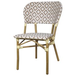 Bistro stol i flet, s�t af 2 stk