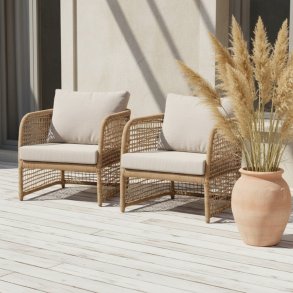 Lounge l�nestol, s�t af 2 stk