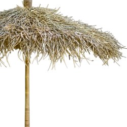 Bambus parasol med palmeblade