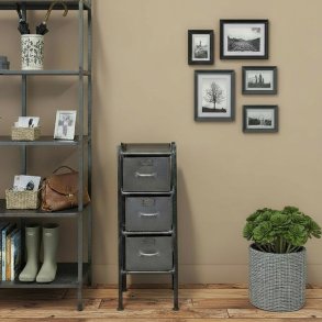 Jern kommode med 3 skuffer