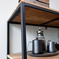 Vintage reol med skuffer