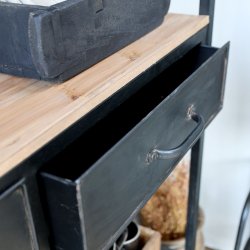 Vintage reol med skuffer