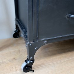 Vintage reol med skuffer