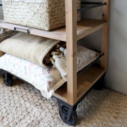 Natur reol p� hjul