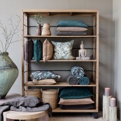 Natur reol p� hjul 200 cm