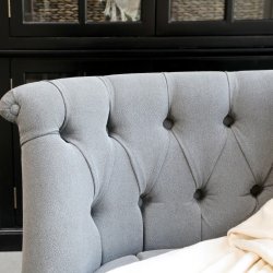 Fransk 2 pers sofa, gr