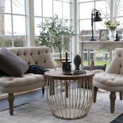 Fransk lnestol, hvid