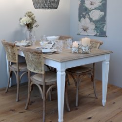 Spisestol fletsde og ryg (St af 2)