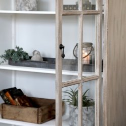 Vitrineskab Soft Sand