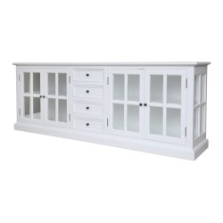 Marseille vitrinesk�nk hvid