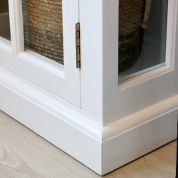 Marseille vitrinesk�nk hvid