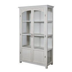Vitrineskab Antique Creme