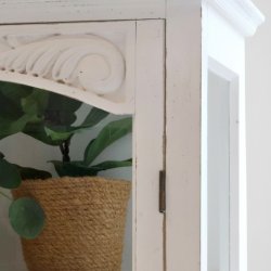 Vitrineskab Antique Creme