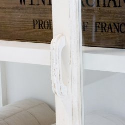 Vitrineskab Antique Creme