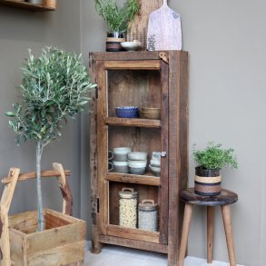 Grimaud vitrineskab Smalt