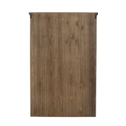 Sort v�gh�ngt skab med glasl�ger