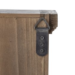 Sort v�gh�ngt skab med glasl�ger