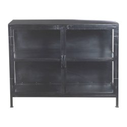 Sort sknk med glaslger p 3 sider