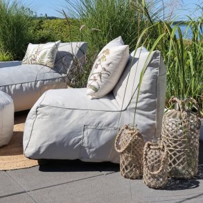 Loungestol beige, s�t af 2 stk