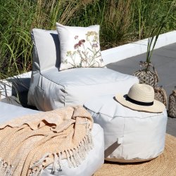 Loungestol beige, s�t af 2 stk